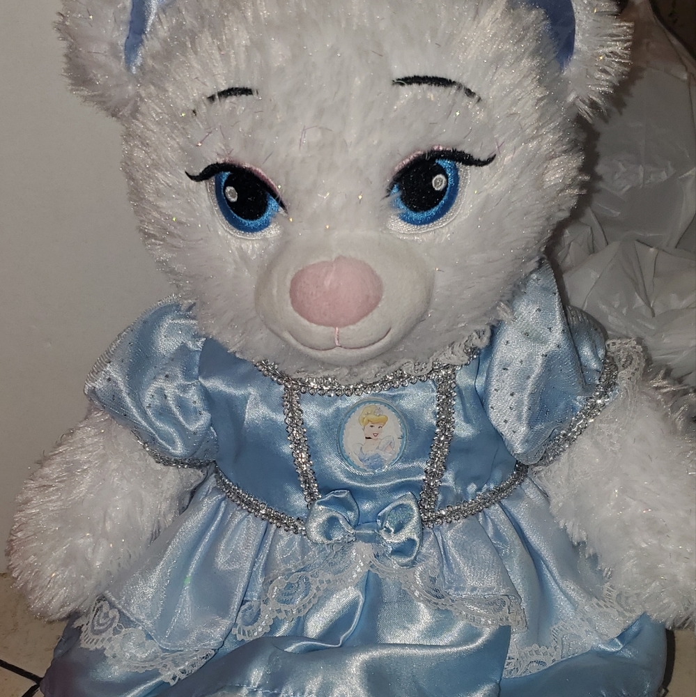 Build a Bear Frozen Elsa plush stuffed animal w/ dress Disney BAB Winter 18" Toy